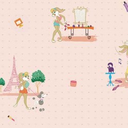 8932-2 Ada Kids Duvar Kağıdı – Çocuklar İçin Eğlenceli ve Renkli Desenler