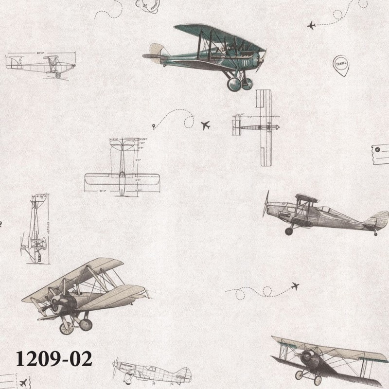 1209-02 Deco Junior Duvar Kağıdı ile Çocuk Odalarına Renkli Hayaller Katın