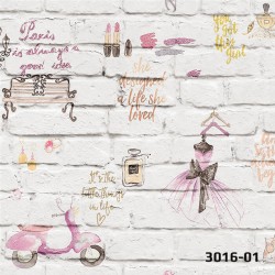 3016-01 Deco Stone Duvar Kağıdı