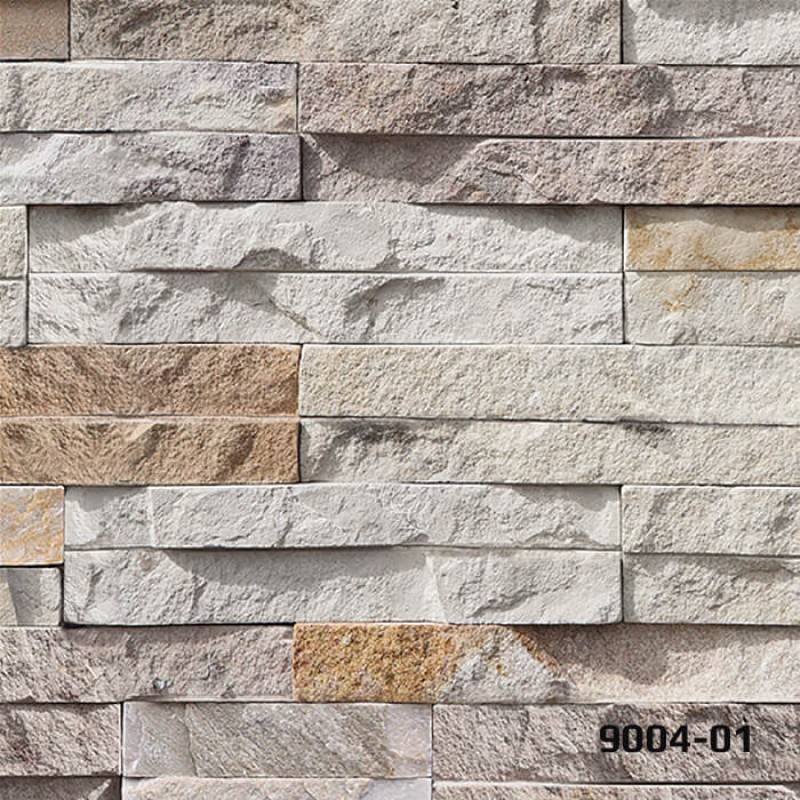 9004-01 Deco Stone Duvar Kağıdı ile Taş Dokulu Şıklık