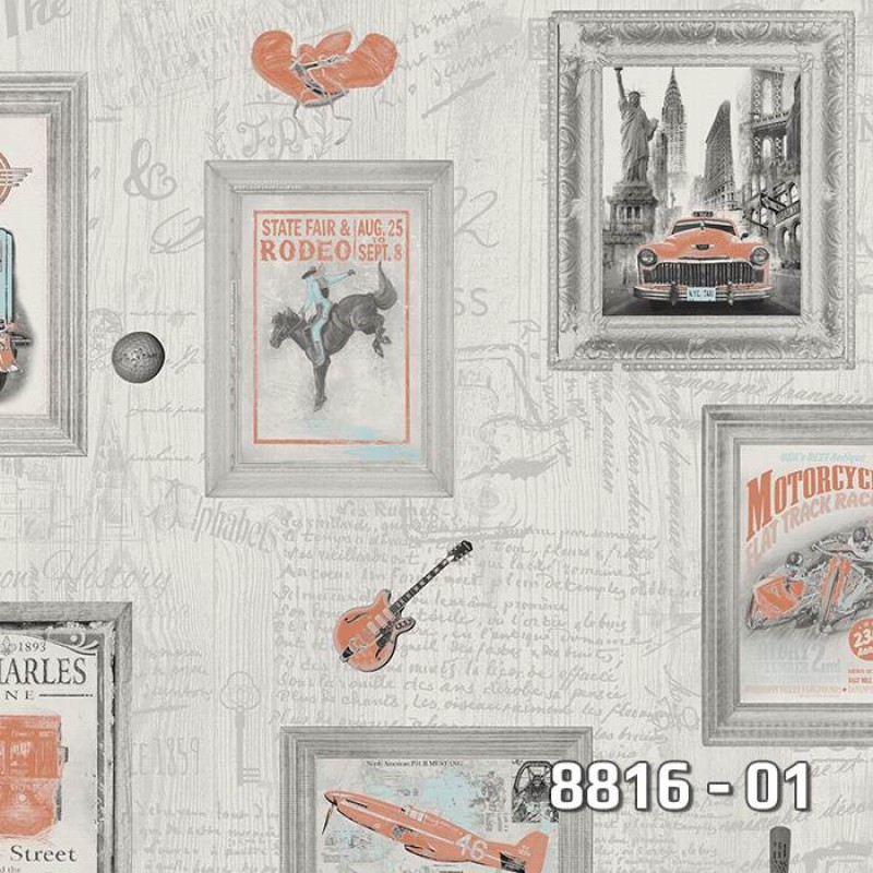 8816-01 Royal Port Duvar Kağıdı ile Klasik Zarafeti Yakalayın