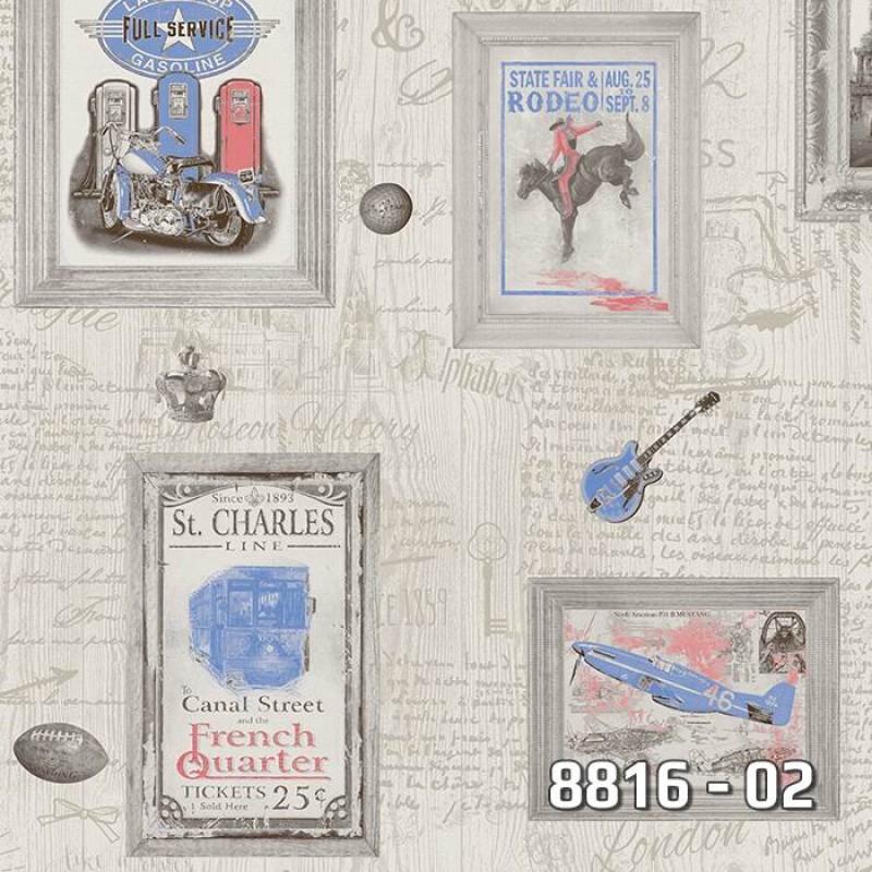 8816-02 Royal Port Duvar Kağıdı ile Klasik Zarafeti Yakalayın