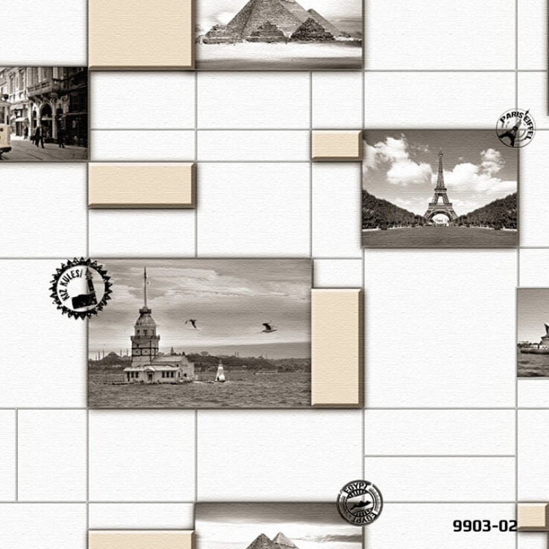 9903-02 Vitoria Duvar Kağıdı ile Klasik ve Zarif Mekanlar Yaratın