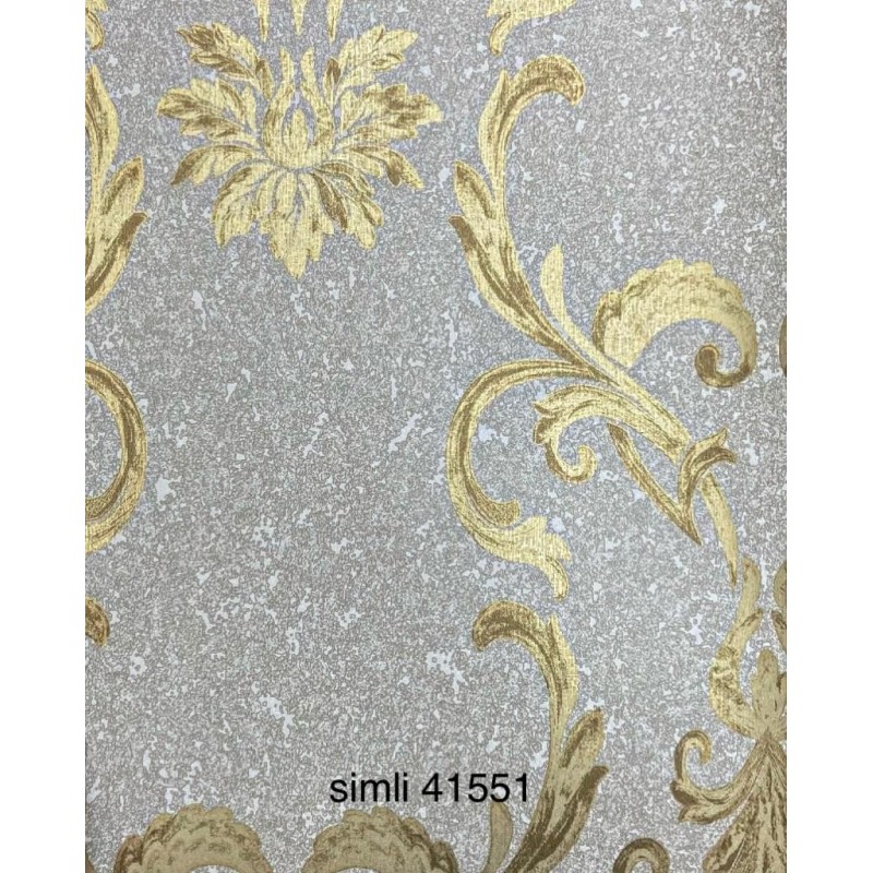 41551 Model Benzersiz Tasarımlı Royal Black Duvar Kağıdı