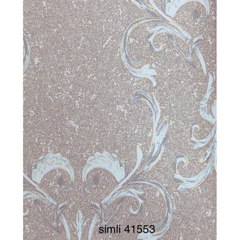 41553 Model Benzersiz Tasarımlı Royal Black Duvar Kağıdı