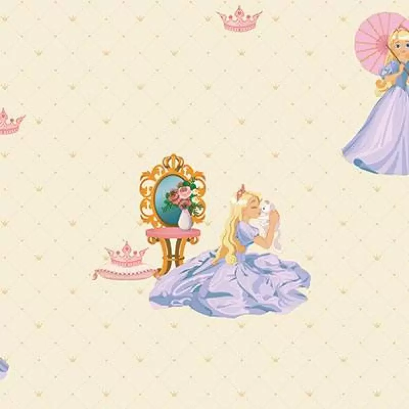 8910-1 Ada Kids Duvar Kağıdı – Çocuklar İçin Eğlenceli ve Renkli Desenler