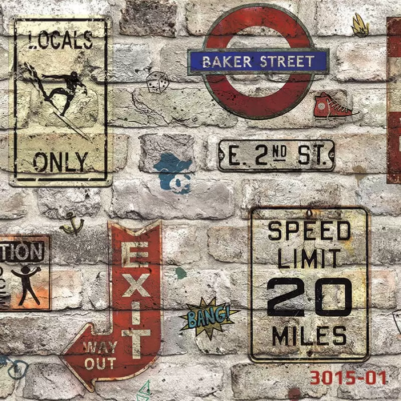 3015-01 Deco Stone Duvar Kağıdı ile Taş Dokulu Şıklık