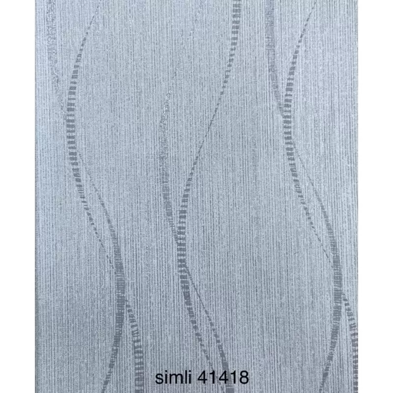 41418 Model Benzersiz Tasarımlı Royal Black Duvar Kağıdı