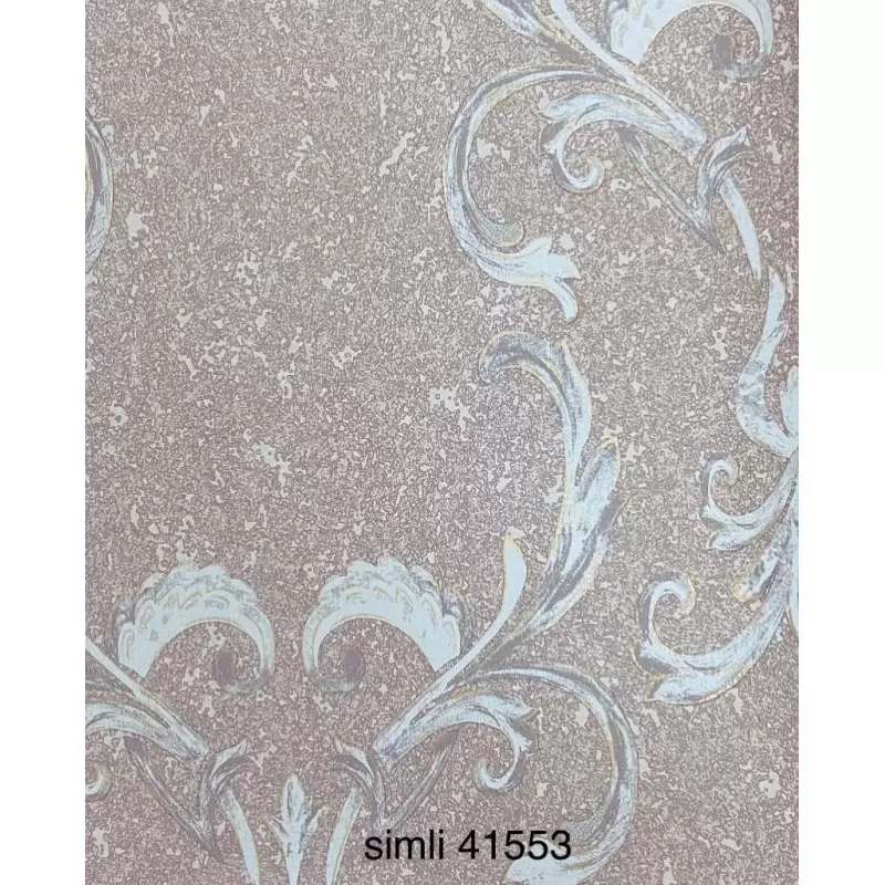 41553 Model Benzersiz Tasarımlı Royal Black Duvar Kağıdı