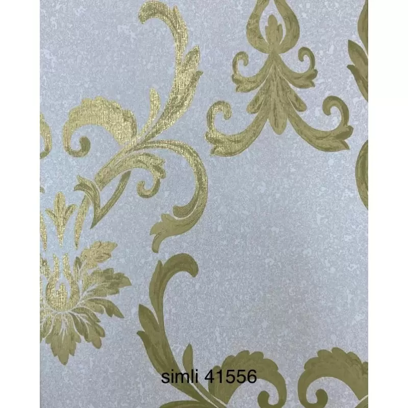 41556 Model Benzersiz Tasarımlı Royal Black Duvar Kağıdı
