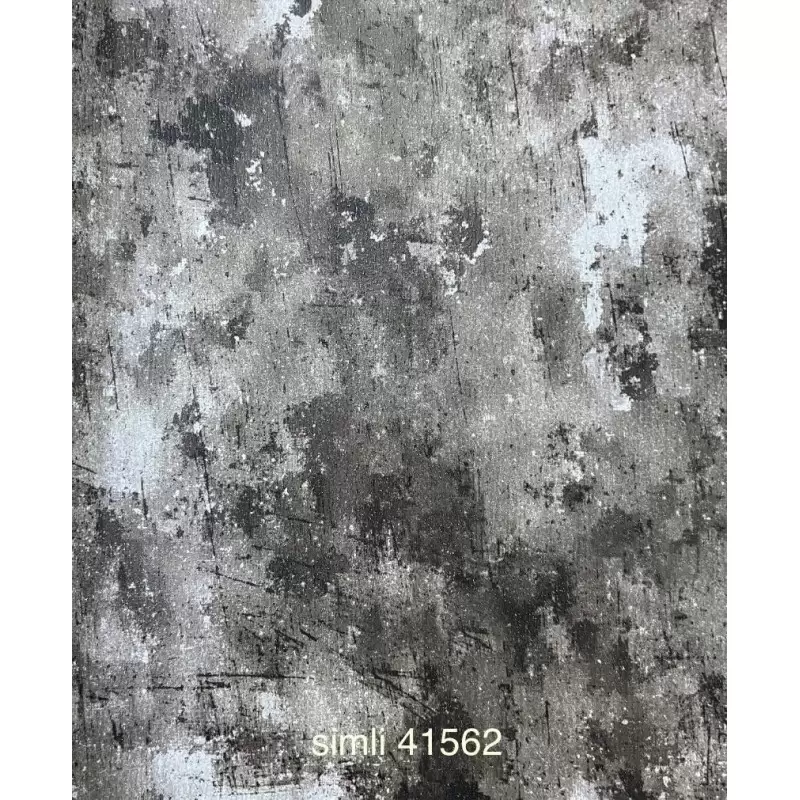 41562 Model Benzersiz Tasarımlı Royal Black Duvar Kağıdı
